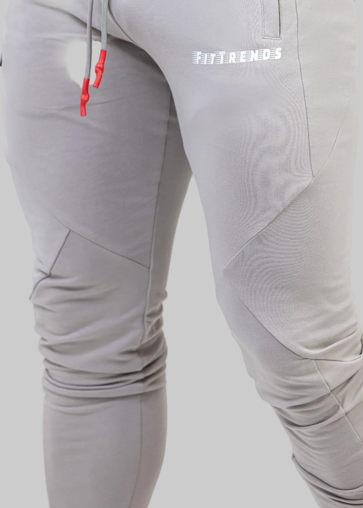 FitTrends Sporty Pants - model wearing jogging sport pants. 