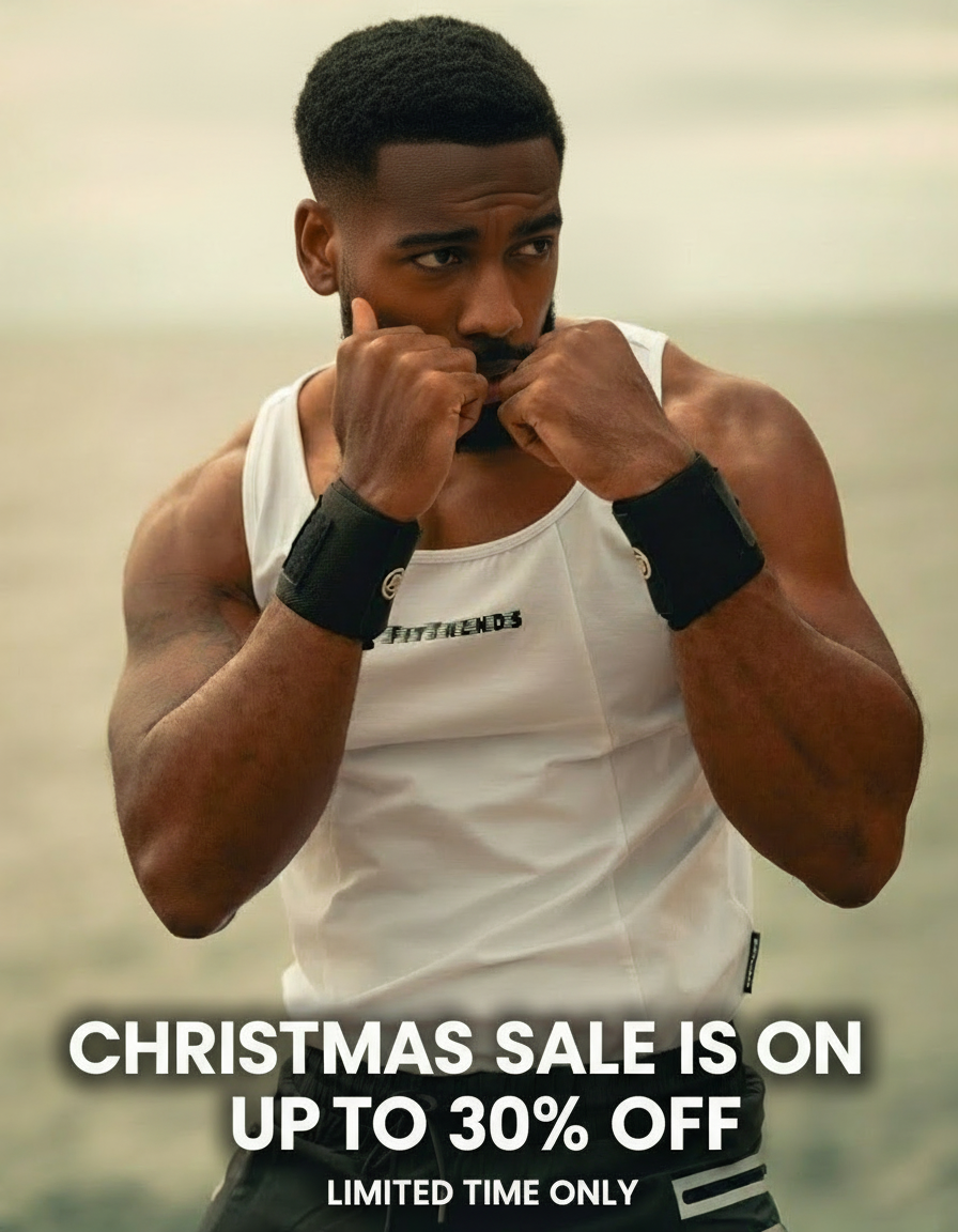 Athlete in athletic wear with a neutral background